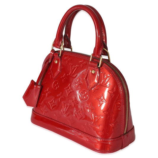Louis Vuitton Louis Vuitton Pomme D'Amour Monogram Vernis Alma BB