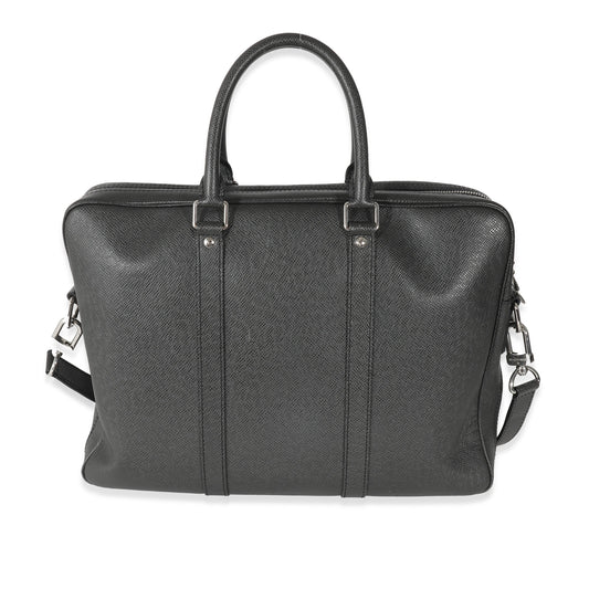 Louis Vuitton Black Taiga Porte-Documents Voyage PM