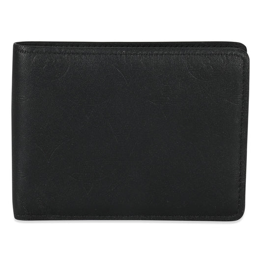 Louis Vuitton Black Monogram Shadow Calfskin Multiple Wallet