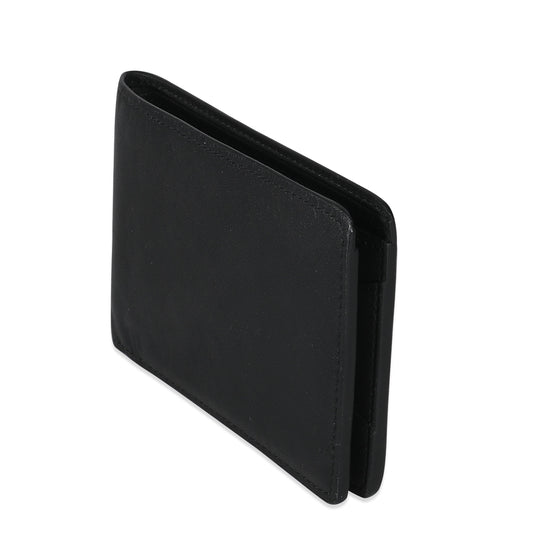 Louis Vuitton Black Monogram Shadow Calfskin Multiple Wallet