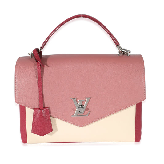Louis Vuitton Louis Vuitton Tricolour Soft Calfskin Lockme Top Handle