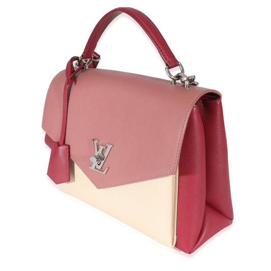 Louis Vuitton Louis Vuitton Tricolour Soft Calfskin Lockme Top Handle