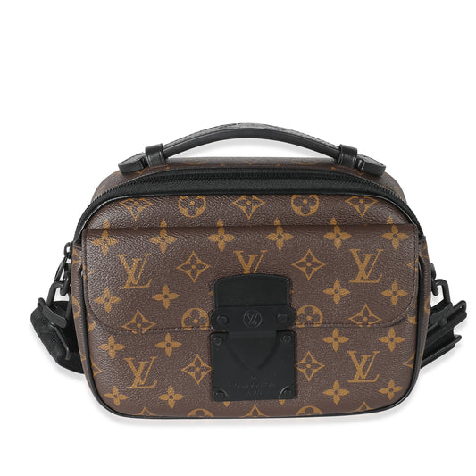 Louis Vuitton Monogram Macassar Canvas S Lock Messenger