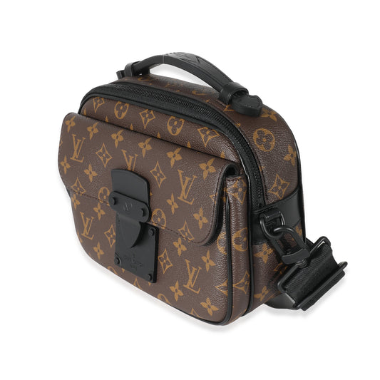 Louis Vuitton Monogram Macassar Canvas S Lock Messenger
