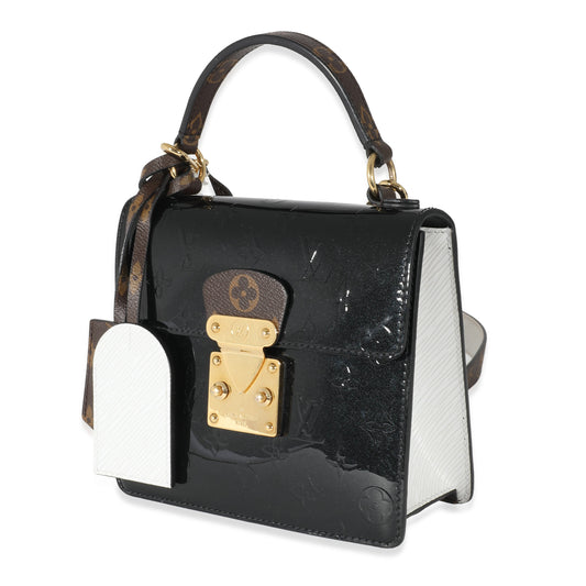Louis Vuitton Louis Vuitton White Epi Black Monogram Vernis Spring Street
