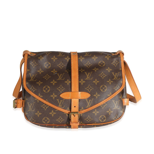 Louis Vuitton Louis Vuitton Monogram Canvas Saumur 30