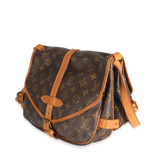 Louis Vuitton Louis Vuitton Monogram Canvas Saumur 30