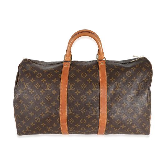 Louis Vuitton Louis Vuitton Vintage Monogram Canvas Keepall 50