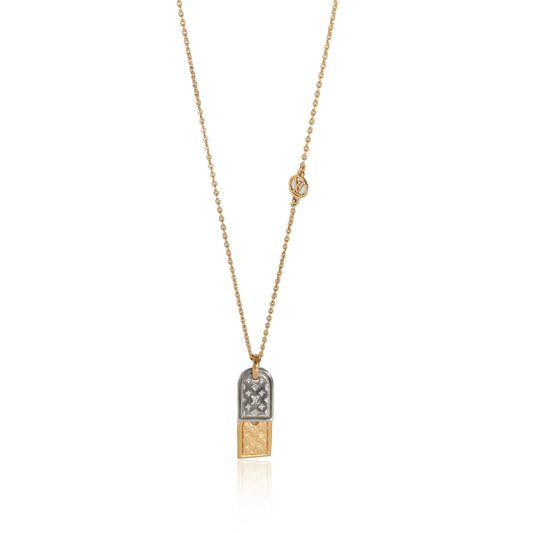 Louis Vuitton Louis Vuitton Nanogram Gold Plated Necklace