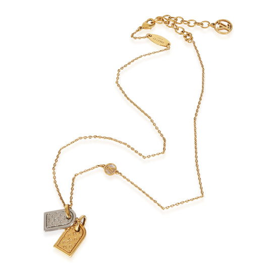 Louis Vuitton Louis Vuitton Nanogram Gold Plated Necklace