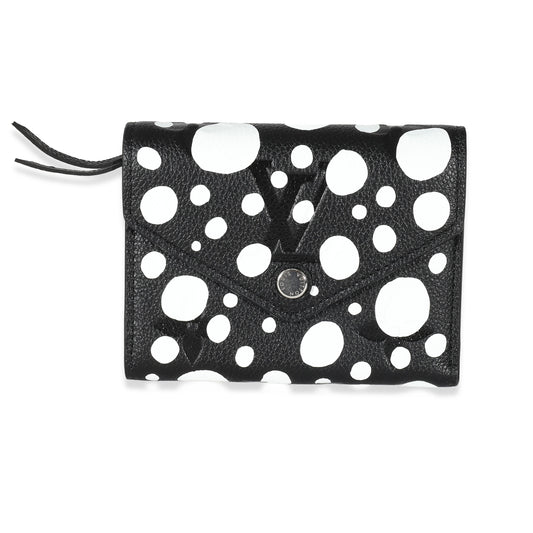 Louis Vuitton Louis Vuitton X YK Black & White Monogram Empreinte Victorine Wallet