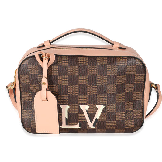 Louis Vuitton Louis Vuitton Pink Damier Ebene Canvas Santa Monica