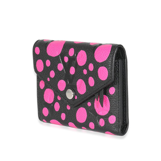 Louis Vuitton Louis Vuitton x Yayoi Kusama Noir Fuchsia Empreinte Victorine Wallet