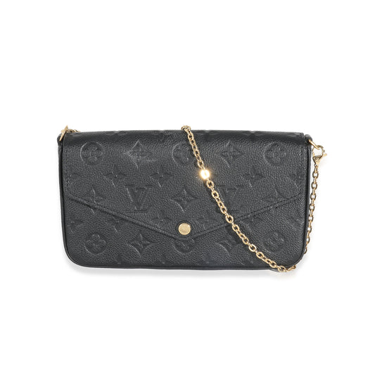 Louis Vuitton Louis Vuitton Black Monogram Empreinte Félicie Pochette
