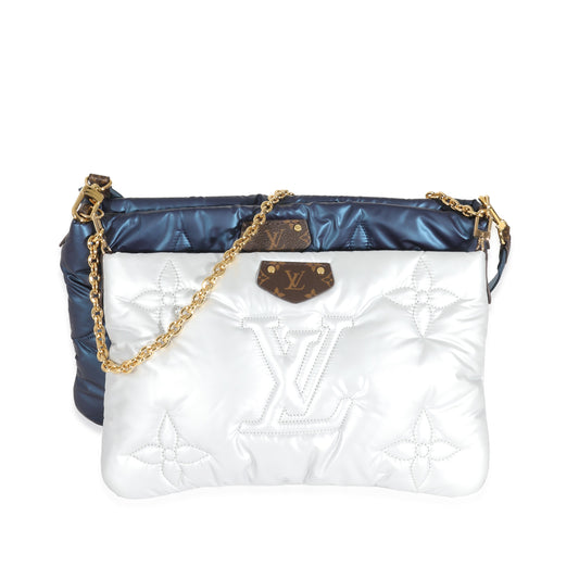 Louis Vuitton Louis Vuitton Navy Silver Econyl Maxi Multi Pochette Accessoires