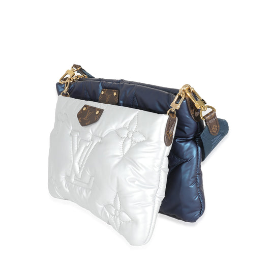 Louis Vuitton Louis Vuitton Navy Silver Econyl Maxi Multi Pochette Accessoires