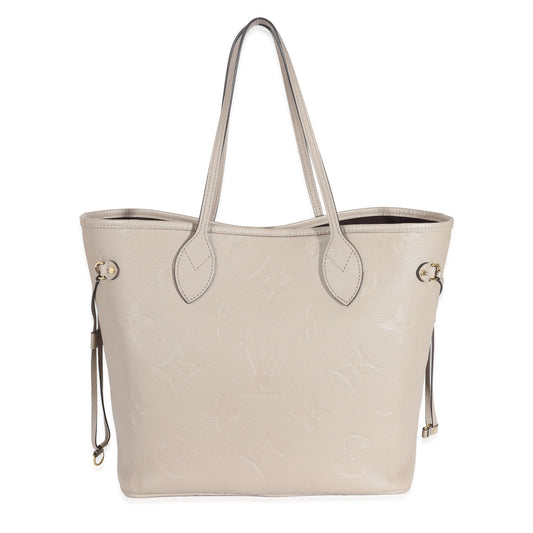 Louis Vuitton Louis Vuitton Turtledove Monogram Empreinte Neverfull MM