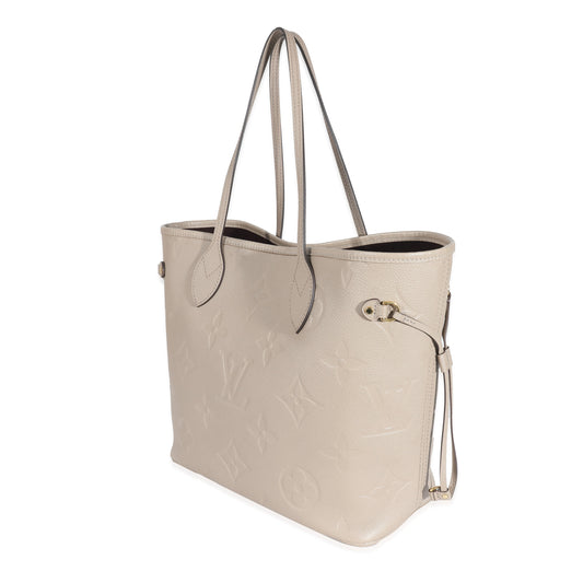 Louis Vuitton Louis Vuitton Turtledove Monogram Empreinte Neverfull MM
