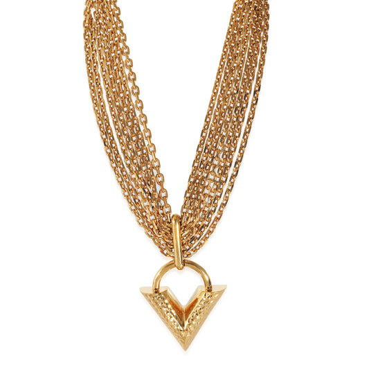 Louis Vuitton Essential V Multi-Strand Necklace in  Base Metal