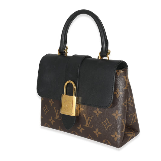 Louis Vuitton Louis Vuitton Black Calfskin Monogram Canvas Locky BB
