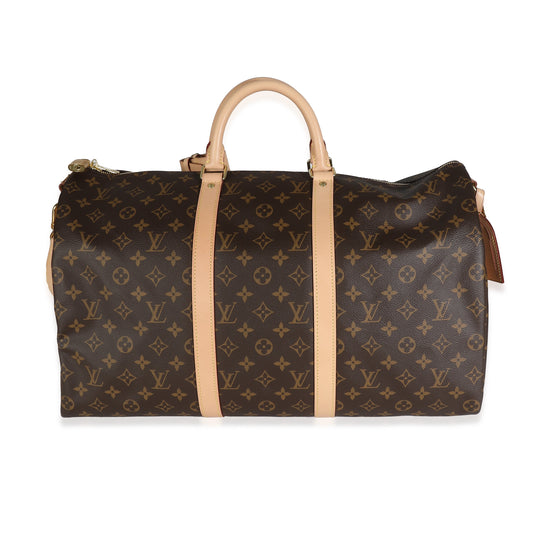 Louis Vuitton Monogram Canvas Keepall Bandoulière 50
