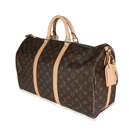 Louis Vuitton Monogram Canvas Keepall Bandoulière 50