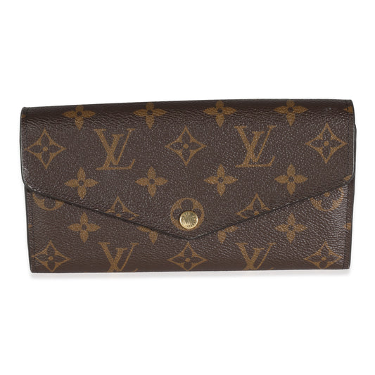 Louis Vuitton Louis Vuitton Poppy Monogram Canvas Sarah Wallet