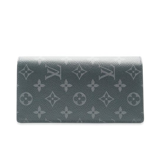 Louis Vuitton Monogram Eclipse Canvas Brazza Wallet