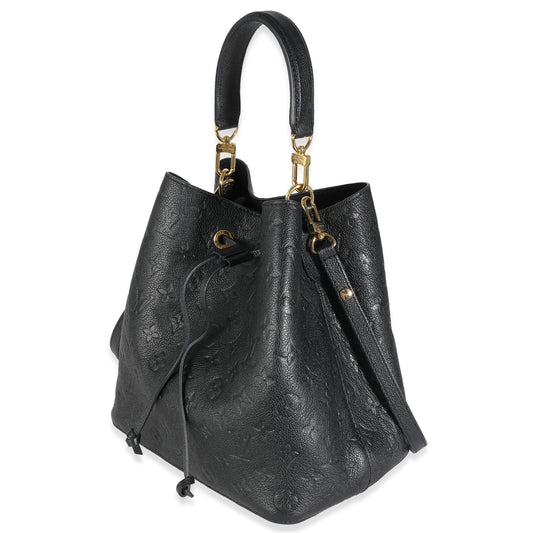Louis Vuitton Black Monogram Empreinte NéoNoé MM