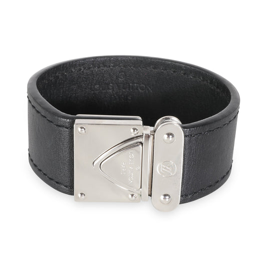 Louis Vuitton Nomade Koala Black Silver Tone Bracelet