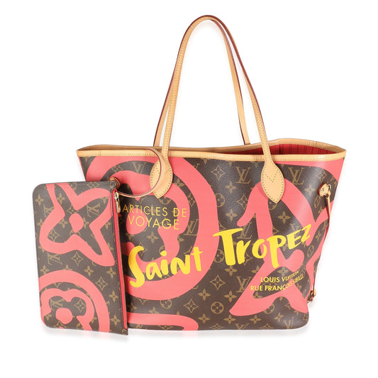 Louis Vuitton Louis Vuitton Tahitienne Monogram Canvas Saint Tropez Neverfull MM