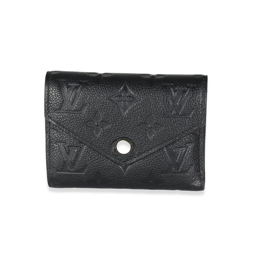 Louis Vuitton Black Empreinte Victorine Wallet
