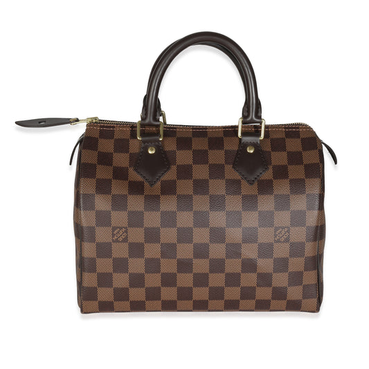 Louis Vuitton Damier Ebene Canvas Speedy 25