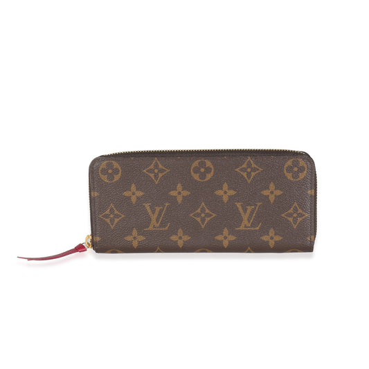 Louis Vuitton Monogram Canvas Clemence Wallet