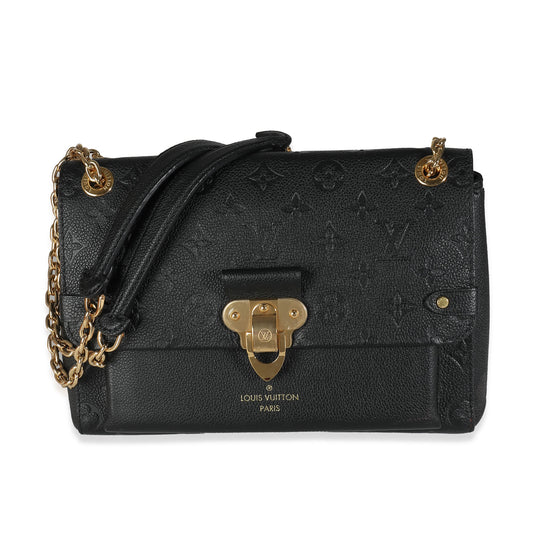 Louis Vuitton Black Monogram Empreinte Vavin PM