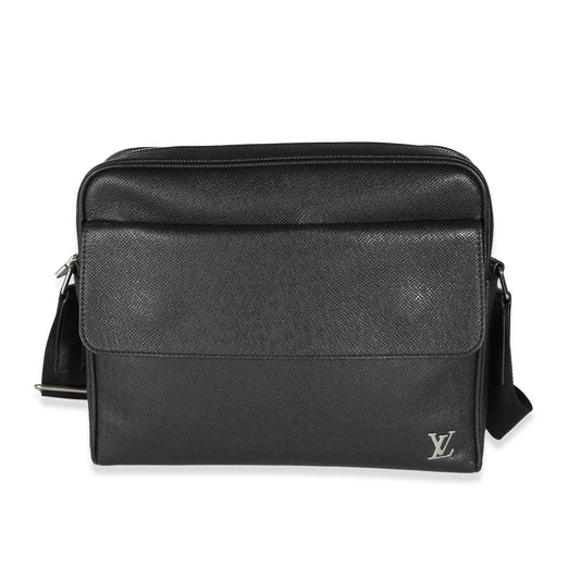 Louis Vuitton Black Taiga Alex Messenger PM