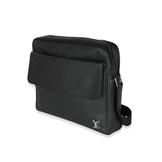 Louis Vuitton Black Taiga Alex Messenger PM