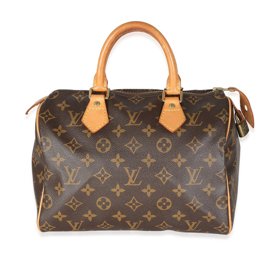 Louis Vuitton Monogram Canvas Speedy 25