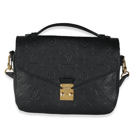 Louis Vuitton Black Empreinte Pochette Metis