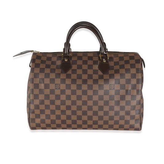 Louis Vuitton Damier Ebene Canvas Speedy 35
