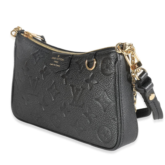 Louis Vuitton Black Monogram Empreinte Easy Pouch On Strap