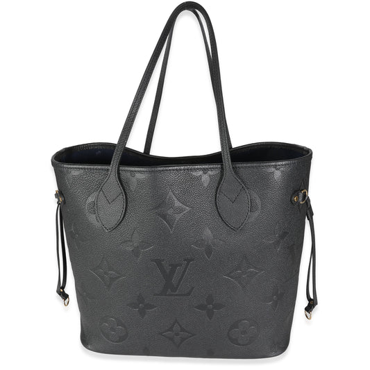 Louis Vuitton Black Monogram Empreinte Neverfull MM