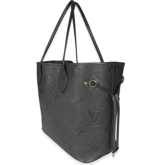 Louis Vuitton Black Monogram Empreinte Neverfull MM