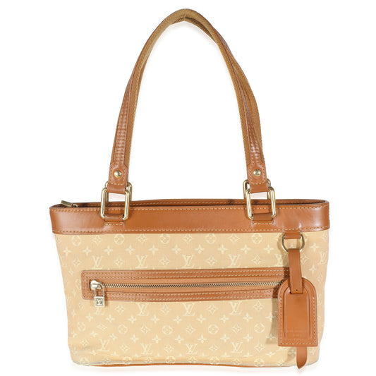 Louis Vuitton Beige Monogram Mini Lin Lucille PM