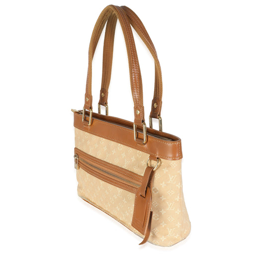 Louis Vuitton Beige Monogram Mini Lin Lucille PM