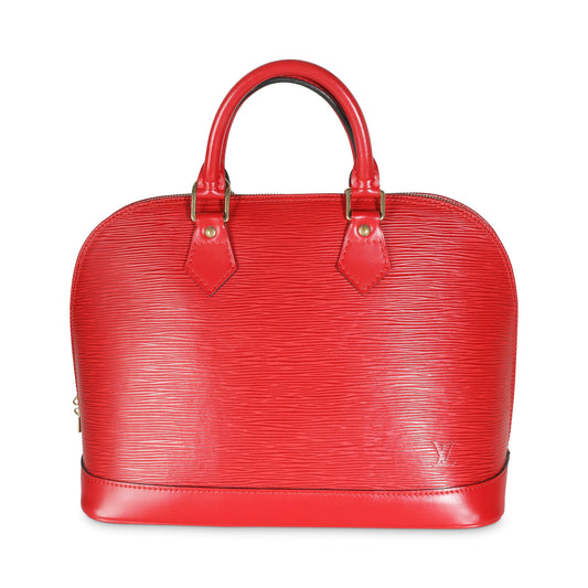 Louis Vuitton Castilian Red Epi Alma PM