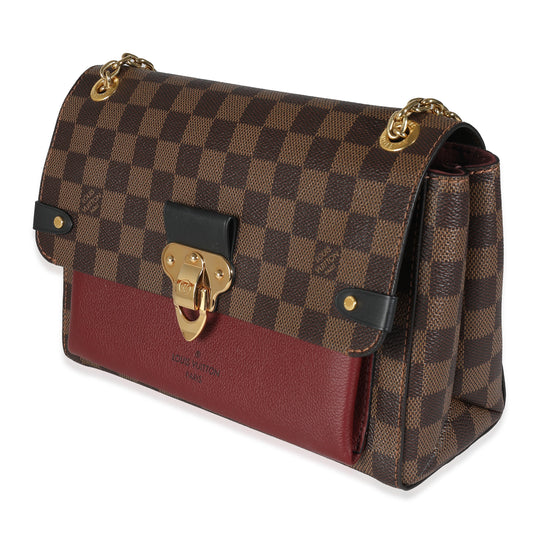 Louis Vuitton Bordeaux Damier Ebene Canvas Vavin PM