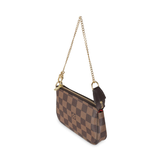 Louis Vuitton Damier Ebene Canvas Mini Pochette Accessoires