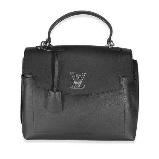 Louis Vuitton Black Calfskin Lockme Ever MM