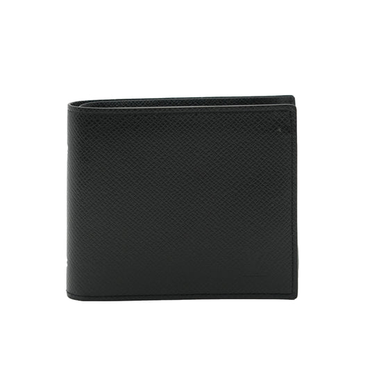 Louis Vuitton Black Taiga Marco Wallet